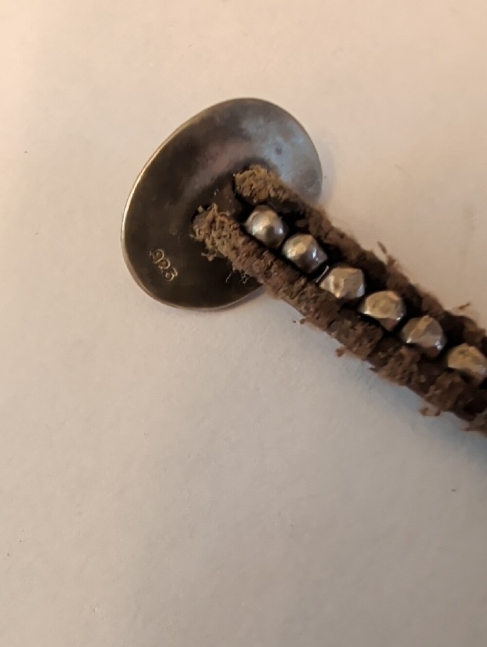 Chan Luu Brown Leather Wrap Bracelet with White Pearls - Picture 3 of 8